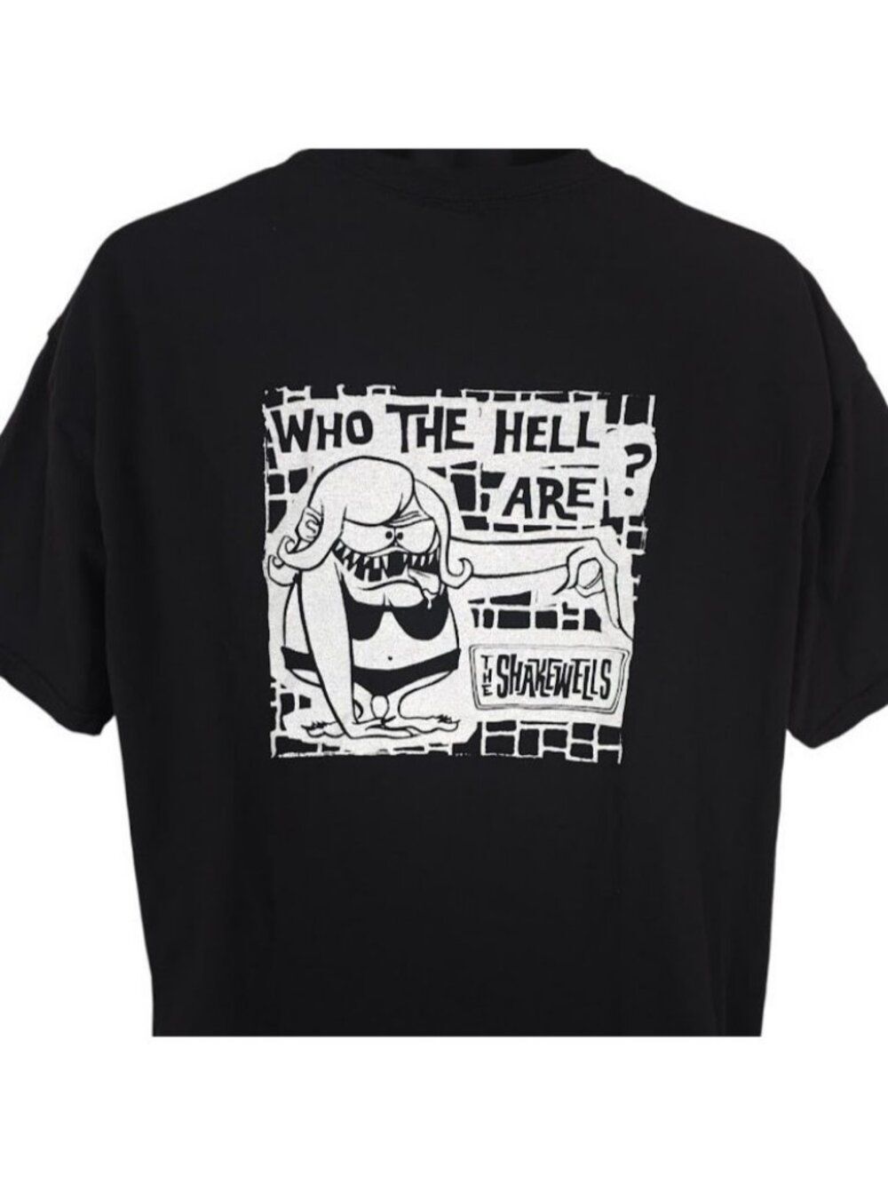 The Shakewells T Shirt Mens Size 2XL Black Who The Hell Are Surfer Garage Punk